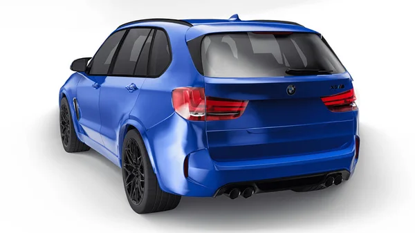 Tula Rusland Juni 2021 Bmw X5M F85 Blauwe Luxe Sport — Stockfoto