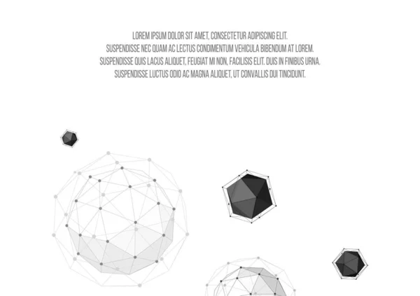 페이지 디자인을 템플릿 기하학적 삼각형 형태의 배경은 창의적 발상이다 디자인 — 스톡 벡터