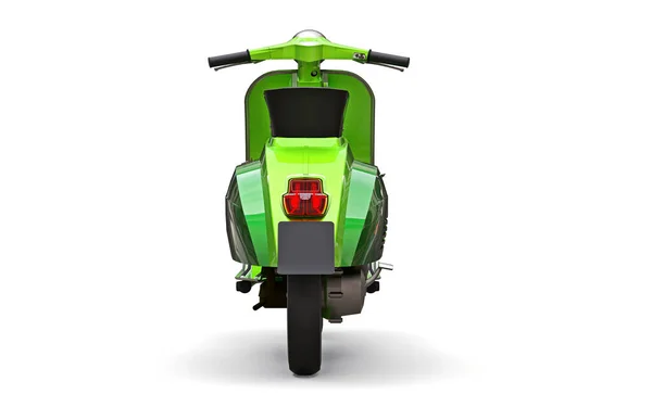 Scooter Vintage Europeo Sobre Fondo Blanco Renderizado — Foto de Stock