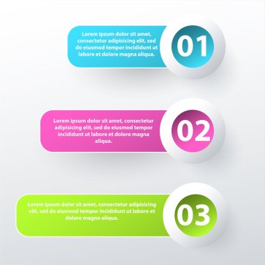 Modern inforgraphic şablonu