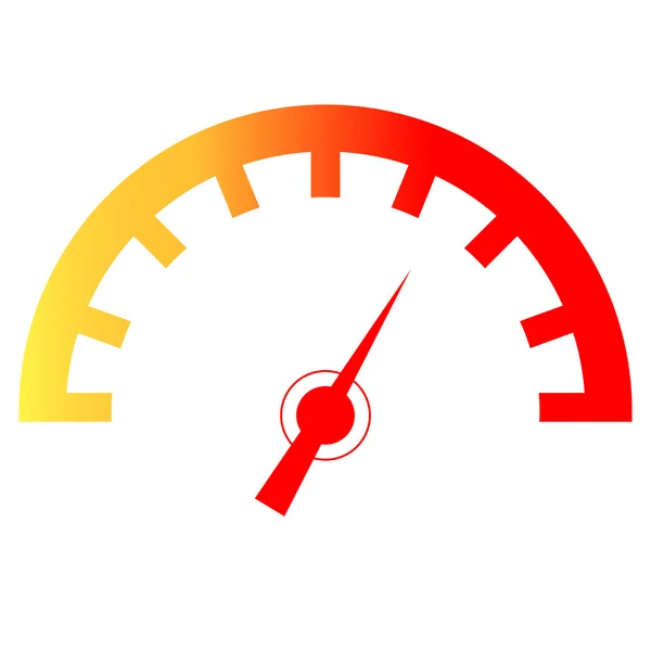 Bright Speedometer icon — Stock Vector