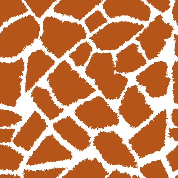 Giraffe skin pattern. — Stock Vector