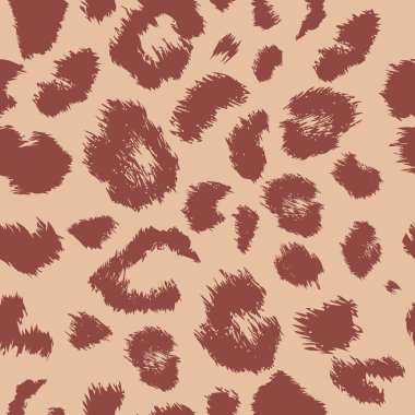 Leopar deri doku deseninin.