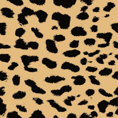 Leopar deri doku deseninin.
