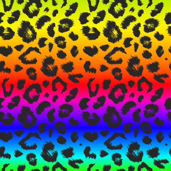 Modello di texture della pelle leopardata . — Vettoriale Stock