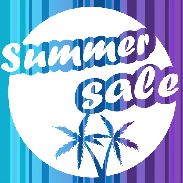 Summer sale - background. — Stock Vector