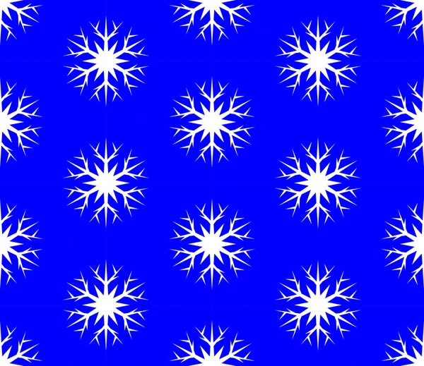 Background of snowflakes. pattern — Stock Vector