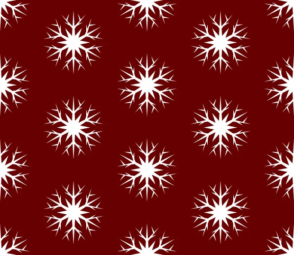 Background of snowflakes. pattern — Stock Vector