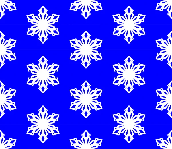 Bakgrund av snöflingor. mönster — Stock vektor