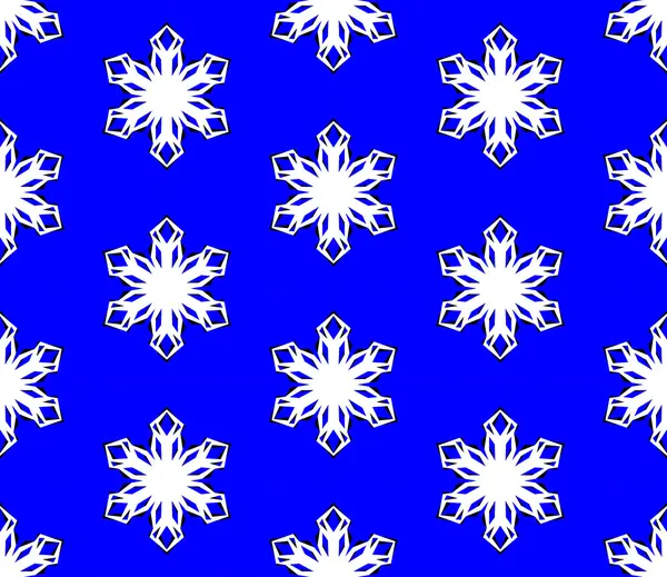 Contexte des flocons de neige. modèle — Image vectorielle