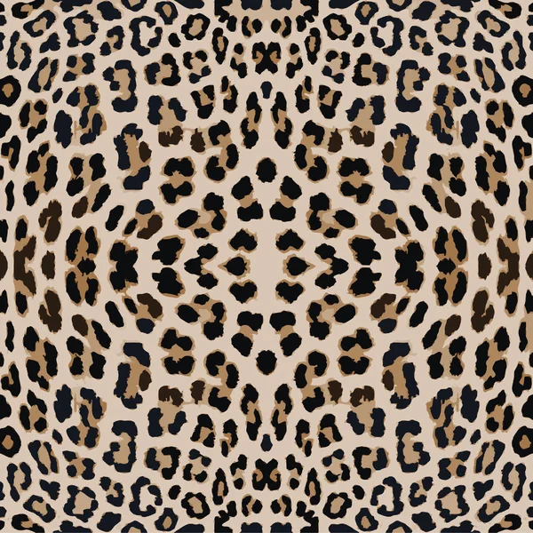 Leopard seamless background — Stock Vector