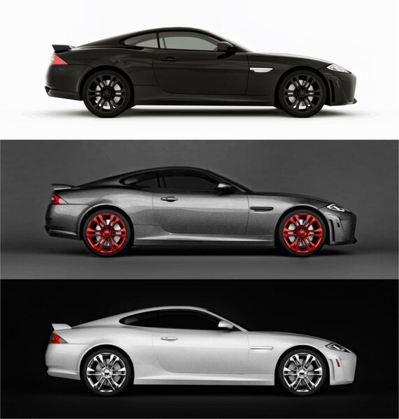 Set very fast sport car