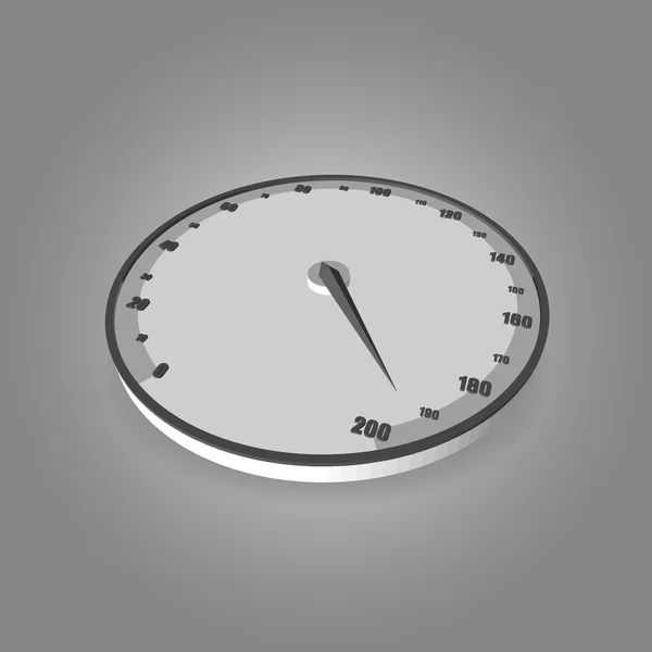 Vector speedometer icon. A vector Speedometer illustration design. — Stock Vector
