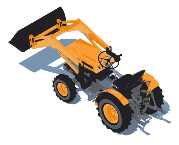 Diseño del icono del tractor, ilustración de vectores eps10 gráfico — Vector de stock