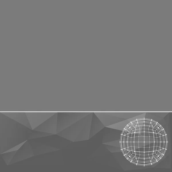 Abstrakt geometrisk bakgrund. Template design häfte, broschyr, banner, dokument. Vektor, Eps10 — Stock vektor