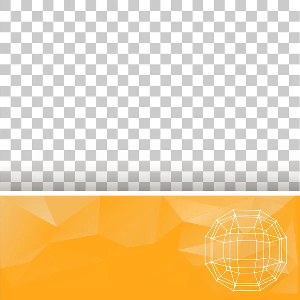 Fondo geométrico abstracto. El folleto de diseño de la plantilla, folleto, banner, documento. Cubo de líneas y puntos. Cubo de las líneas conectadas a puntos — Vector de stock