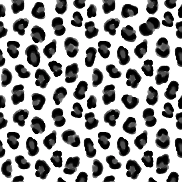 Leopard skin print pattern. Vector abstract background. — Stock Vector