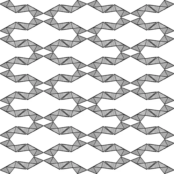 Çokgenler, çizgiler ve üçgenler Grunge doku - soyut hisse senedi vektör desen - süs yapılmış. — Stok Vektör