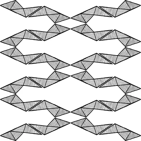 垃圾-抽象股票矢量模式-纹理装饰制成的多边形，线和三角形. — 图库矢量图片
