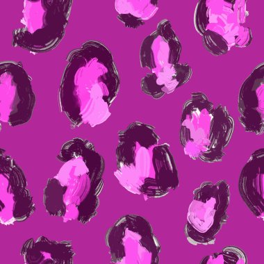 Seamless leopard print pattern. Leopard fur.
