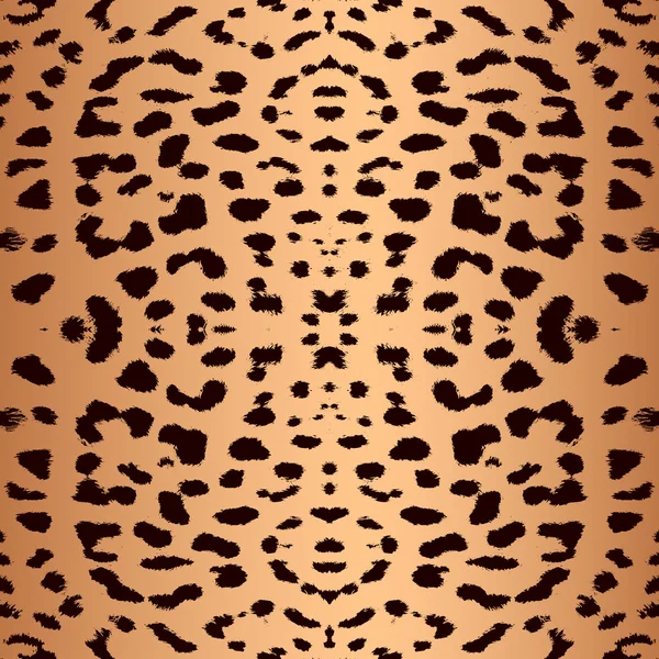 Seamless leopard print pattern. Leopard fur. — Stockový vektor