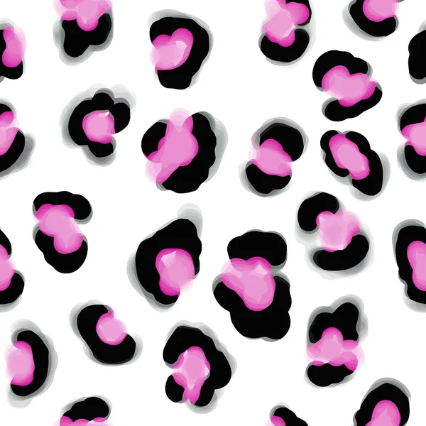 Leopard print mönster. Upprepande sömlös vector djur bakgrund — Stock vektor