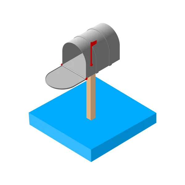 Isometrica mail icone 3D. Pittogrammi casella di posta elettronica. Illustrazione del vettore isolato — Vettoriale Stock