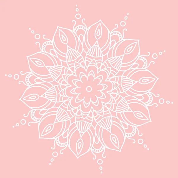 Mandala. Hand drawn ethnic decorative element vector illustration eps 10 for your design. — Stock vektor