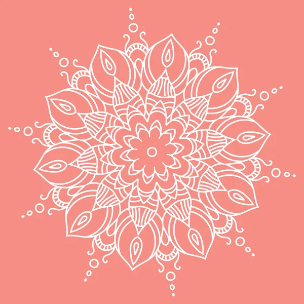 Mandala. Hand drawn ethnic decorative element vector illustration eps 10 for your design. — Stock vektor