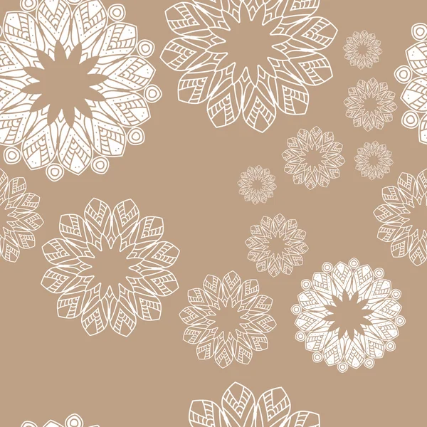 Modèle de mandala. illustration vectorielle de texture décorative ethnique dessinée à la main eps 10 pour votre design . — Image vectorielle