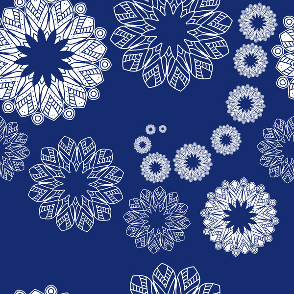 Mandala pattern. Hand drawn ethnic decorative texture vector illustration eps 10 for your design.
