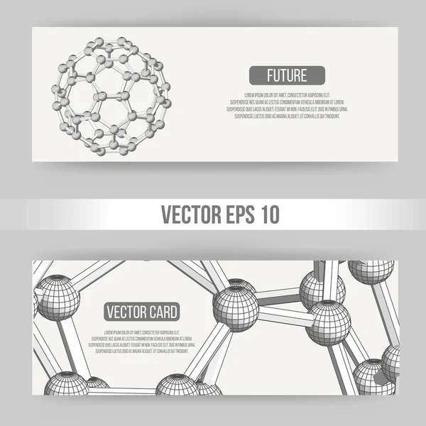 Abstract Creative concept vector background of geometric shapes. Polygonal design style letterhead and brochure for business. Vector Illustration eps 10 for your design. — Stok Vektör