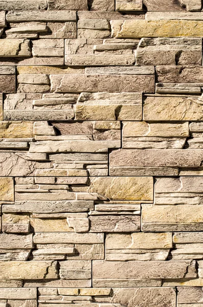 Dekorativa lättnad beklädnad plattor imitera stenar närbild — Stockfoto