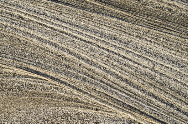 Сухий струмок у піску крупним планом — стокове фото
