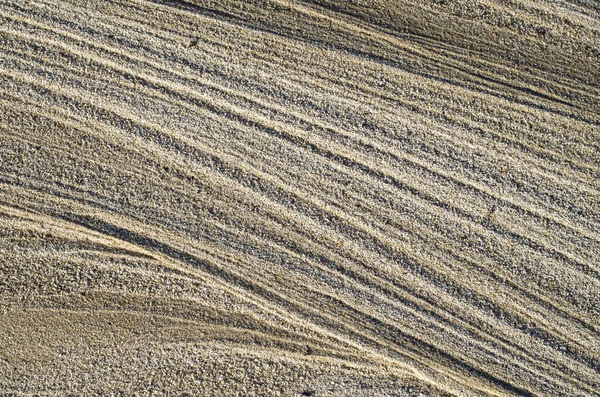 Droge stroom in het zand closeup — Stockfoto