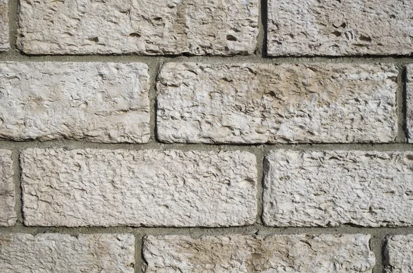 Neue Steinmauer Nahaufnahme — Stockfoto