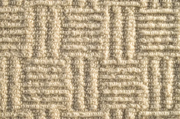 米色的观赏地毯的特写 — 图库照片