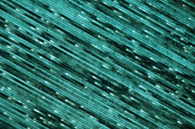 Çizgileri ve benekleri olan eski yeşil plastik yüzey