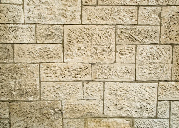 Old White Stone Wall Closeup Sunny — Stock Photo, Image
