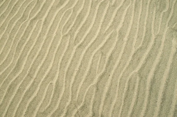 Beautiful Wavy Beach Sand Textur — Stock Photo, Image