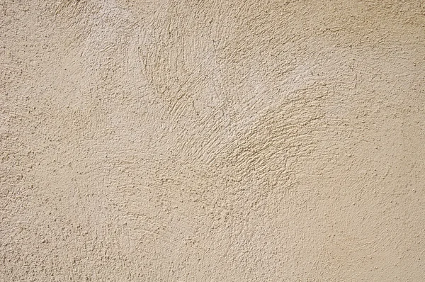 Light yellow rough plaster on wall closeup — Stock Photo, Image