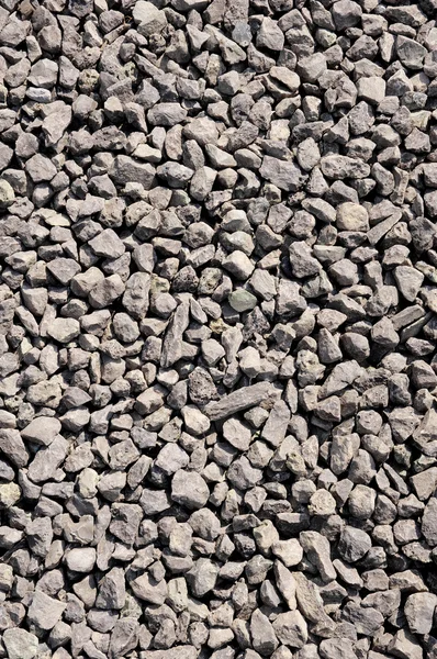 Kruszone żwir kamień, brązowy zbliżenie — Zdjęcie stockowe