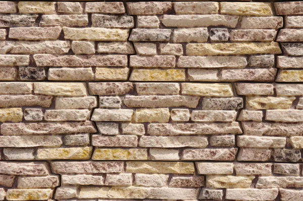 Slabs imitation stone on wall closeup — Stock Photo, Image