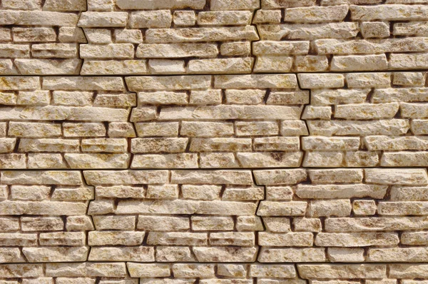 Slabs imitation stone on wall closeup — Stock Photo, Image