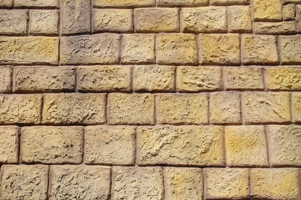 Primer plano de la pared de piedra de imitación — Foto de Stock