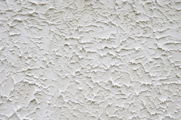 Gesso áspero branco na parede — Fotografia de Stock