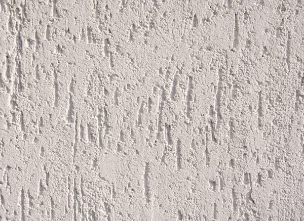 Gesso grezzo bianco sul muro primo piano — Foto Stock