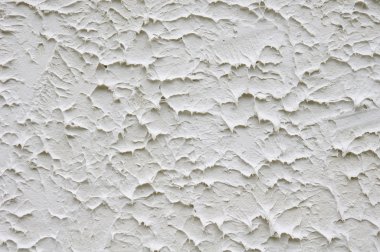 Beyaz kaba sıva duvar 