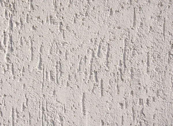 White rough plaster on wall closeup — Stock Photo, Image