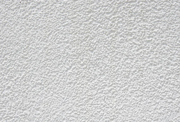 Gesso áspero branco na parede closeup — Fotografia de Stock